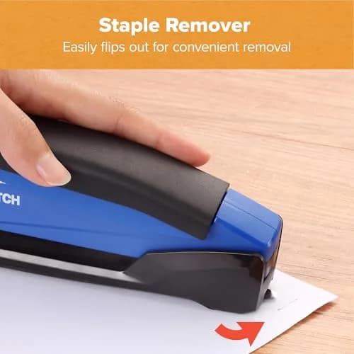 Bostitch Office Executive 3 in 1 Stapler Blue | One-Finger, 25 Sheet, Jam-Free thumbnail 5