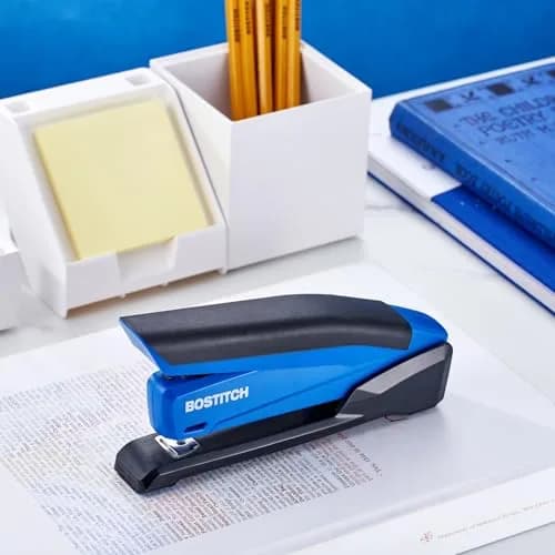 Bostitch Office Executive 3 in 1 Stapler Blue | One-Finger, 25 Sheet, Jam-Free thumbnail 2