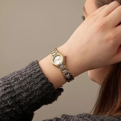Anne Klein Women's 10/6777SVTT Two-Tone Dress Watch 24mm | Easy Read Dial, Water-Resistant to 30m thumbnail 4