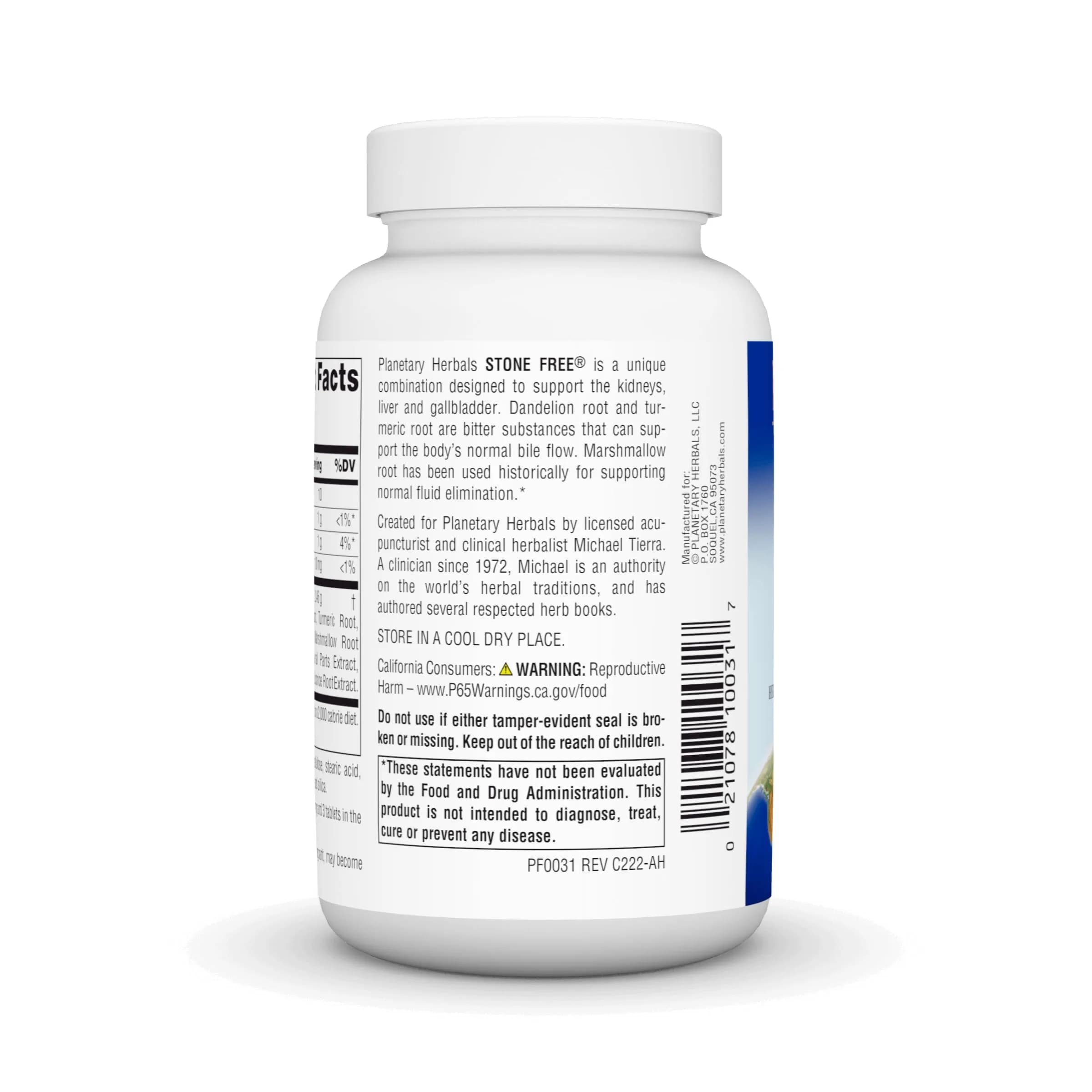 Planetary Herbals Stone Free Tablets, 90 Count | Kidney & Liver Support with Turmeric & Dandelion - view 3