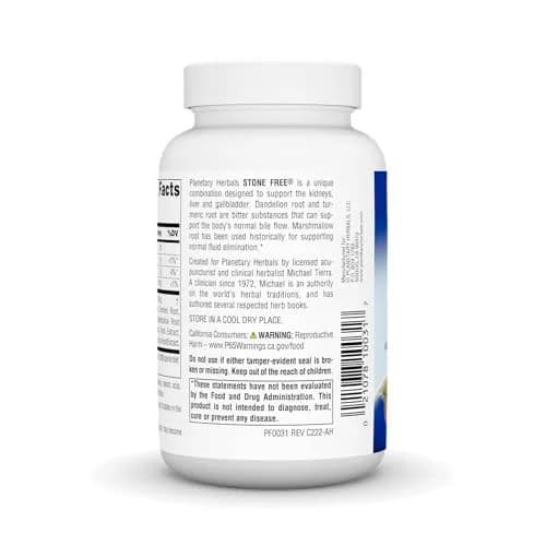 Planetary Herbals Stone Free Tablets, 90 Count | Kidney & Liver Support with Turmeric & Dandelion thumbnail 3