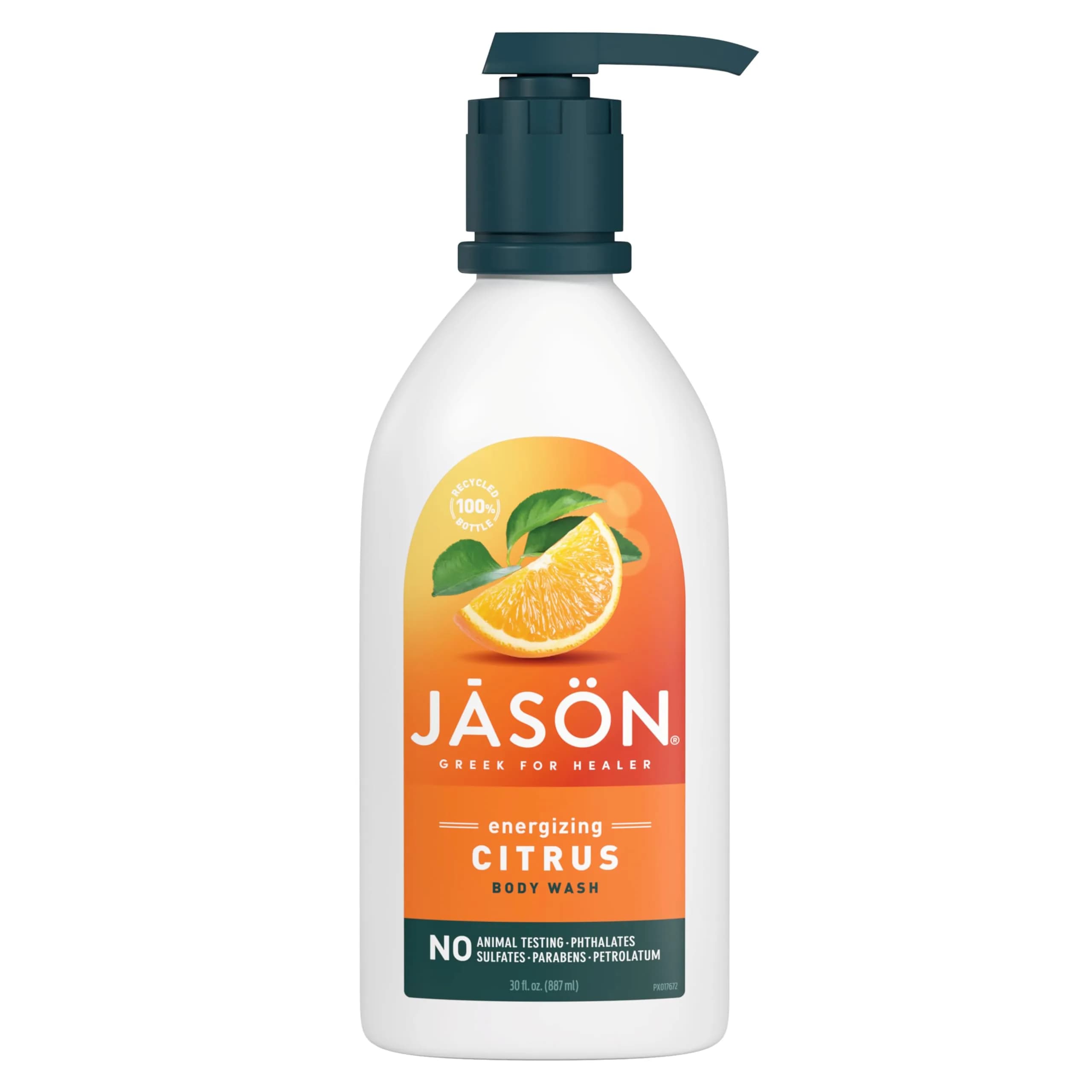 JASON Citrus Energizing Body Wash 887ml (30 Fl Oz) | Gentle Clean with Vitamin E & Lemongrass - main product image