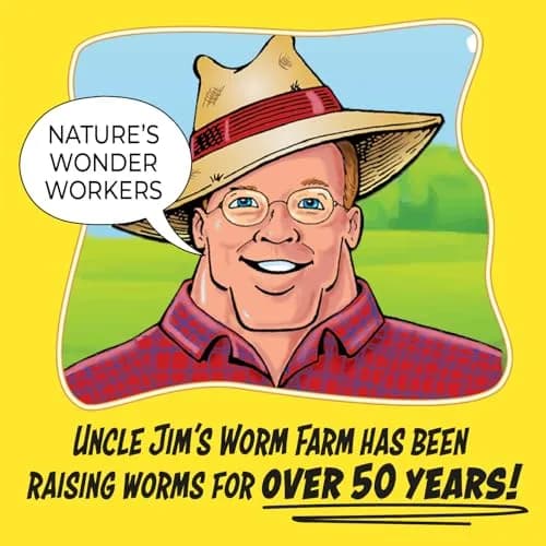 Uncle Jim's Worm Farm 1000 Count Red Wiggler Composting Worms for Garden & Fishing | Organic Soil Enhancer thumbnail 6