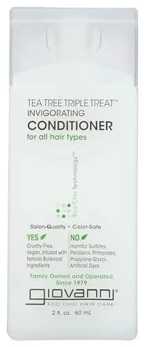GIOVANNI Tea Tree Triple Treat Invigorating Conditioner 2 Fl Oz | Nourishes & Restores Hair thumbnail 1