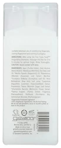 GIOVANNI Tea Tree Triple Treat Invigorating Conditioner 2 Fl Oz | Nourishes & Restores Hair thumbnail 2