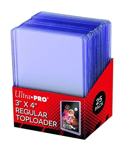 Ultra Pro Clear 3" x 4" Regular Toploader 25ct | Industry Standard Card Protectors thumbnail 1