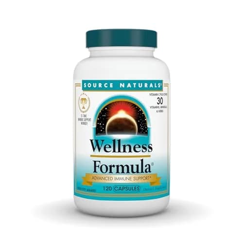 Source Naturals Wellness Formula, 120 Capsules | Advanced Immune Support with Herbs & Vitamins thumbnail 1