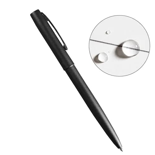 Rite in the Rain Black Metal Clicker Pen 12.7cm (5 in) | Writes on Wet Paper & Upside Down thumbnail 5