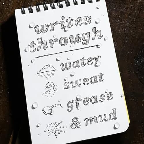 Rite in the Rain Black Metal Clicker Pen 12.7cm (5 in) | Writes on Wet Paper & Upside Down thumbnail 2