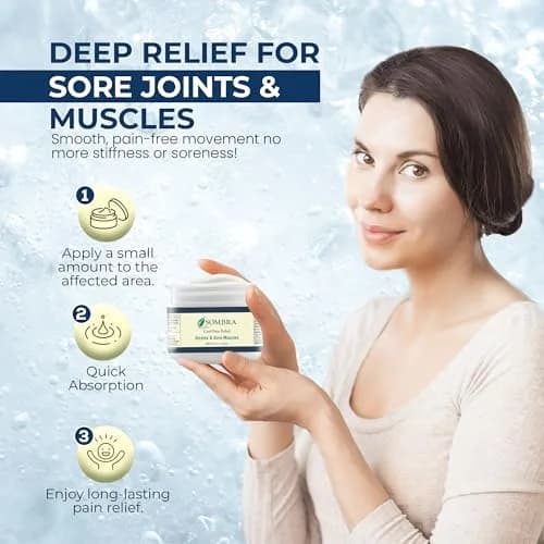 Sombra Cool Pain Relief Gel 4 oz | Targeted Cooling Relief for Sore Muscles & Sprains thumbnail 5