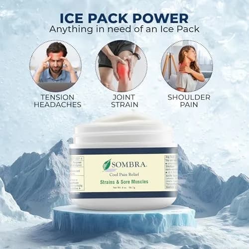 Sombra Cool Pain Relief Gel 4 oz | Targeted Cooling Relief for Sore Muscles & Sprains thumbnail 3