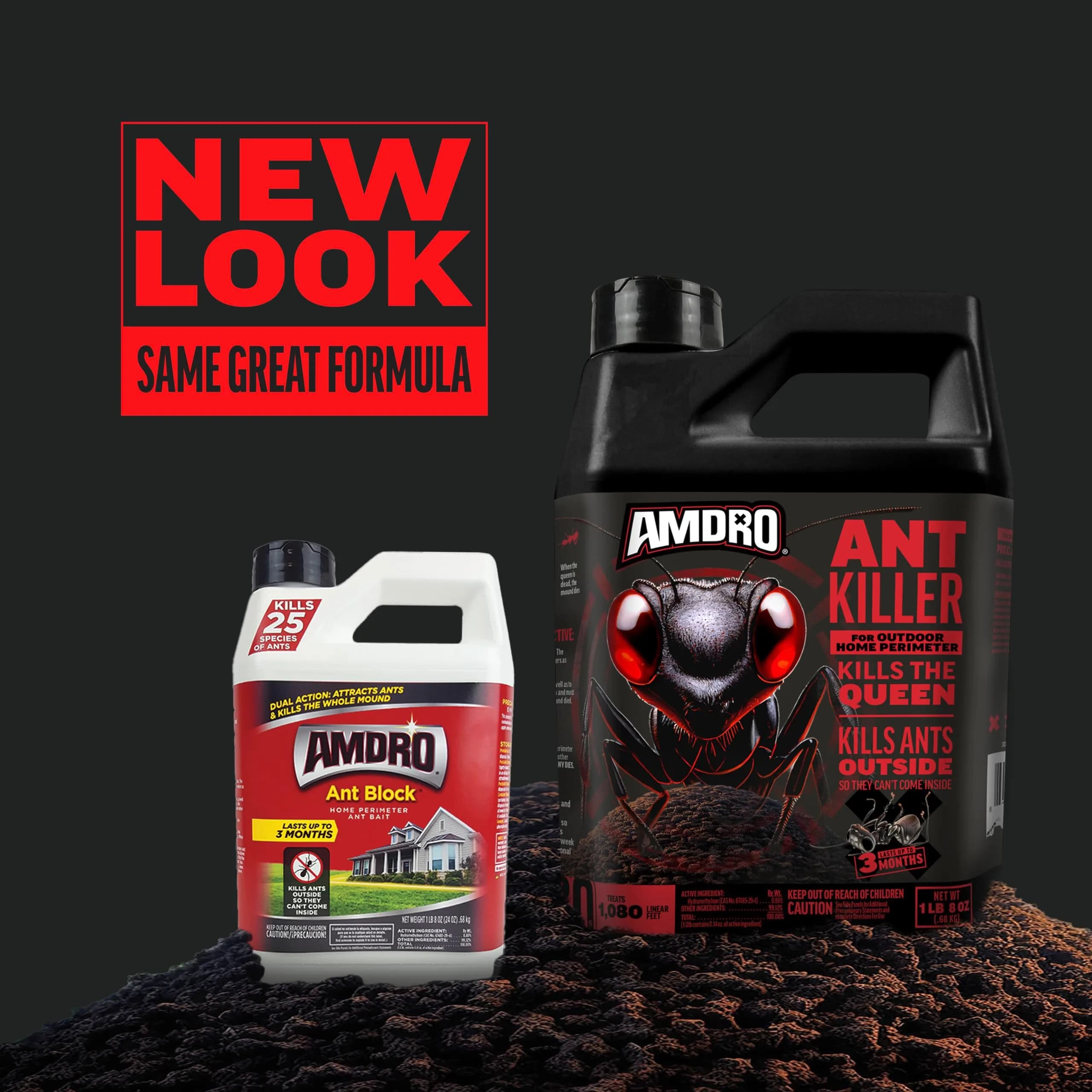 Amdro Ant Killer for Outdoor Home Perimeter Granules 24 Oz (680g) | Kills 25 Ant Species for 3 Months - view 3