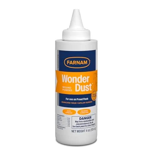 Farnam Wonder Dust Wound Powder 4 oz | Blood Coagulant for Horses & Livestock thumbnail 1