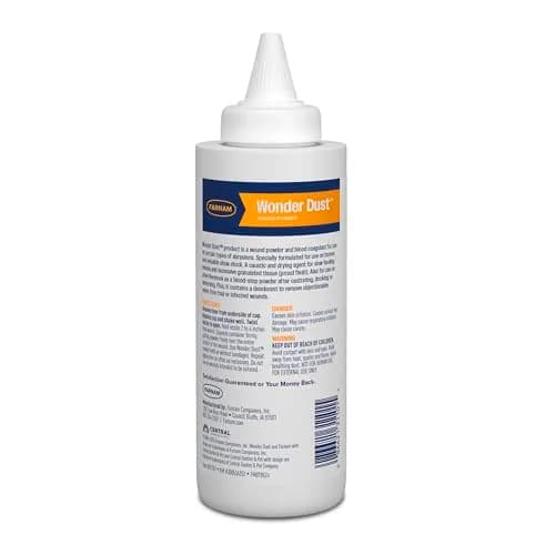 Farnam Wonder Dust Wound Powder 4 oz | Blood Coagulant for Horses & Livestock thumbnail 9