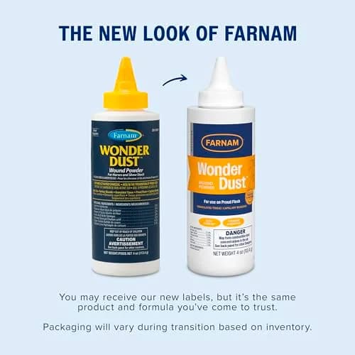 Farnam Wonder Dust Wound Powder 4 oz | Blood Coagulant for Horses & Livestock thumbnail 2