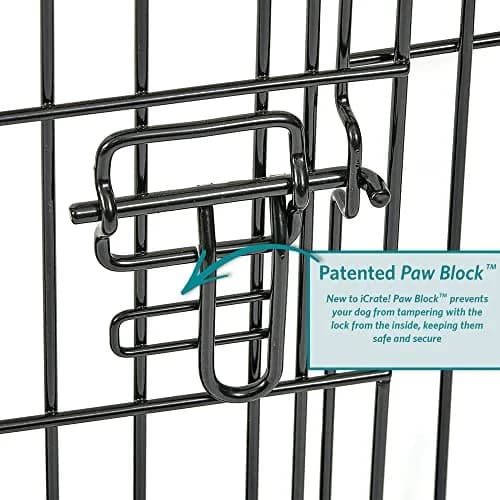 MidWest 24-Inch Double Door iCrate for Small Breeds 12-20 lbs | Secure & Foldable thumbnail 5