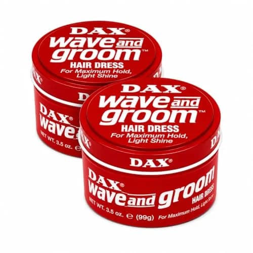 DAX Wave & Groom Hair Dress, Superior Hold Pomade with Shine, 3.5 oz, 2 Pack | Strong Hold for Short Hair with Natural Shine thumbnail 1