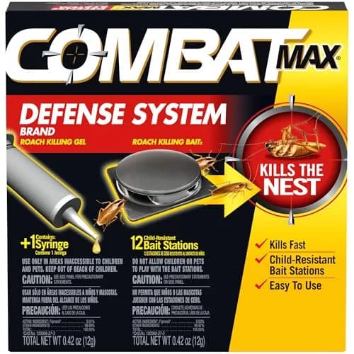 Combat Max Defense System Roach Killing Baits & Gel | 12 Count (0.4 Oz Gel) thumbnail 1