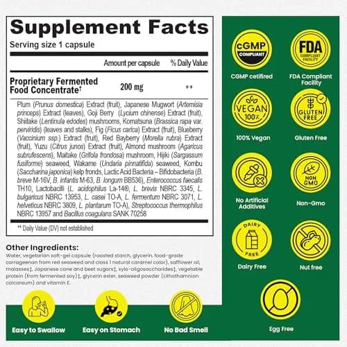 Dr. Ohhira's Probiotics 30 Vegan Capsules | Clinically Studied Formula for Complete Gut Health thumbnail 6