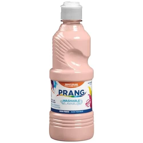 Prang Washable Tempera Paint, Peach, 16 Fl Oz | Bright, Non-Settling, Washable for Kids & Classrooms thumbnail 1