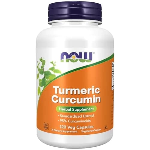 NOW Supplements Turmeric Curcumin 120 Veg Caps | 95% Curcuminoids, Supports Anti-Inflammatory & Heart Health thumbnail 1