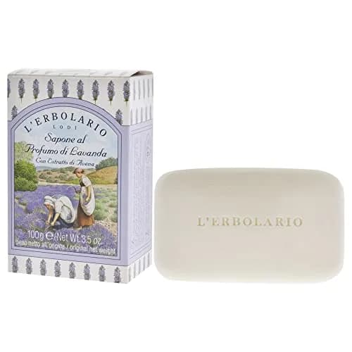 L'Erbolario Lavender Perfumed Soap Bar 99g (3.5 Oz) | Gentle Cleanser for All Skin Types thumbnail 4