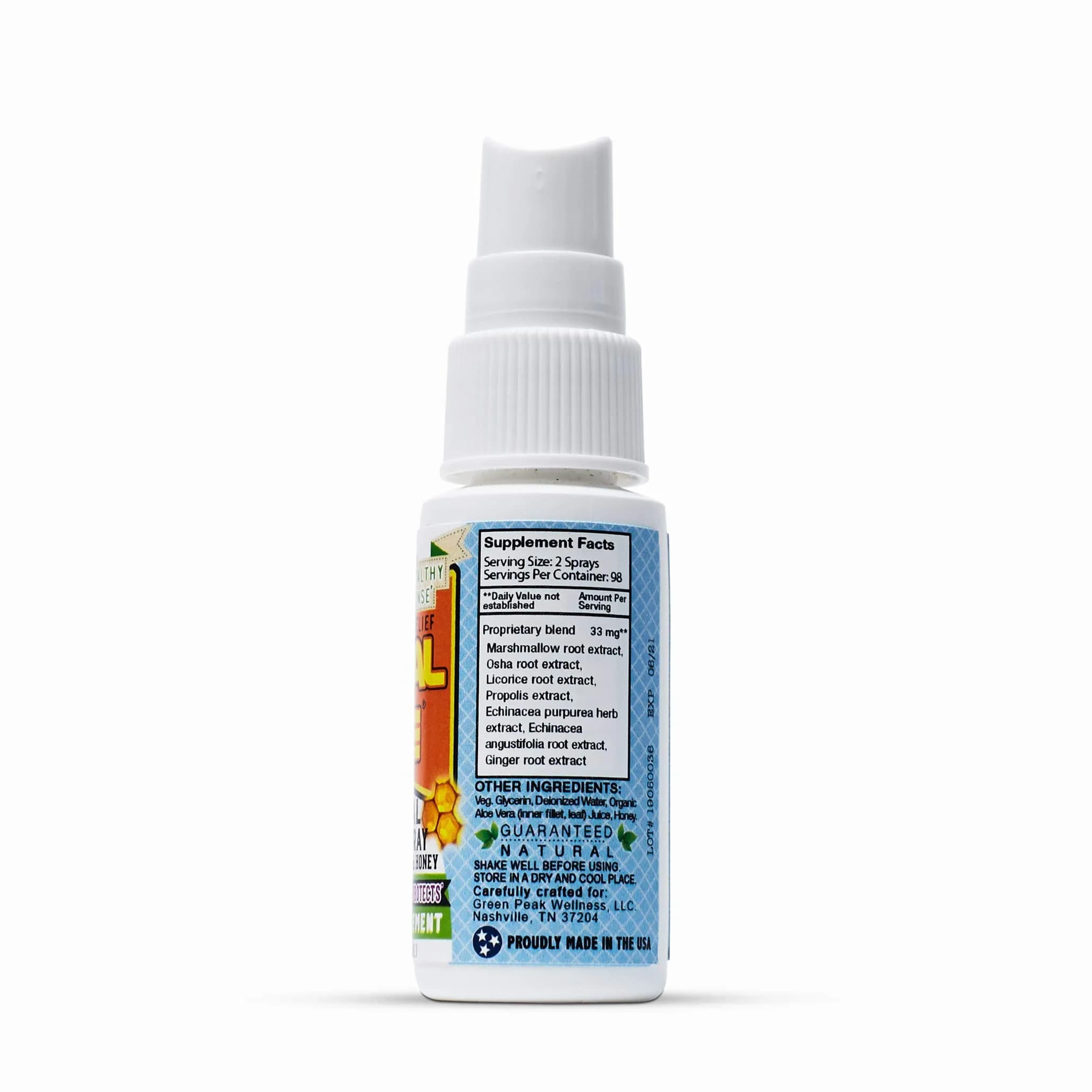 Vocal Eze Natural Medication Throat Spray 30ml (1 Fl Oz) | Artist-Endorsed Herbal Immune Support - view 2