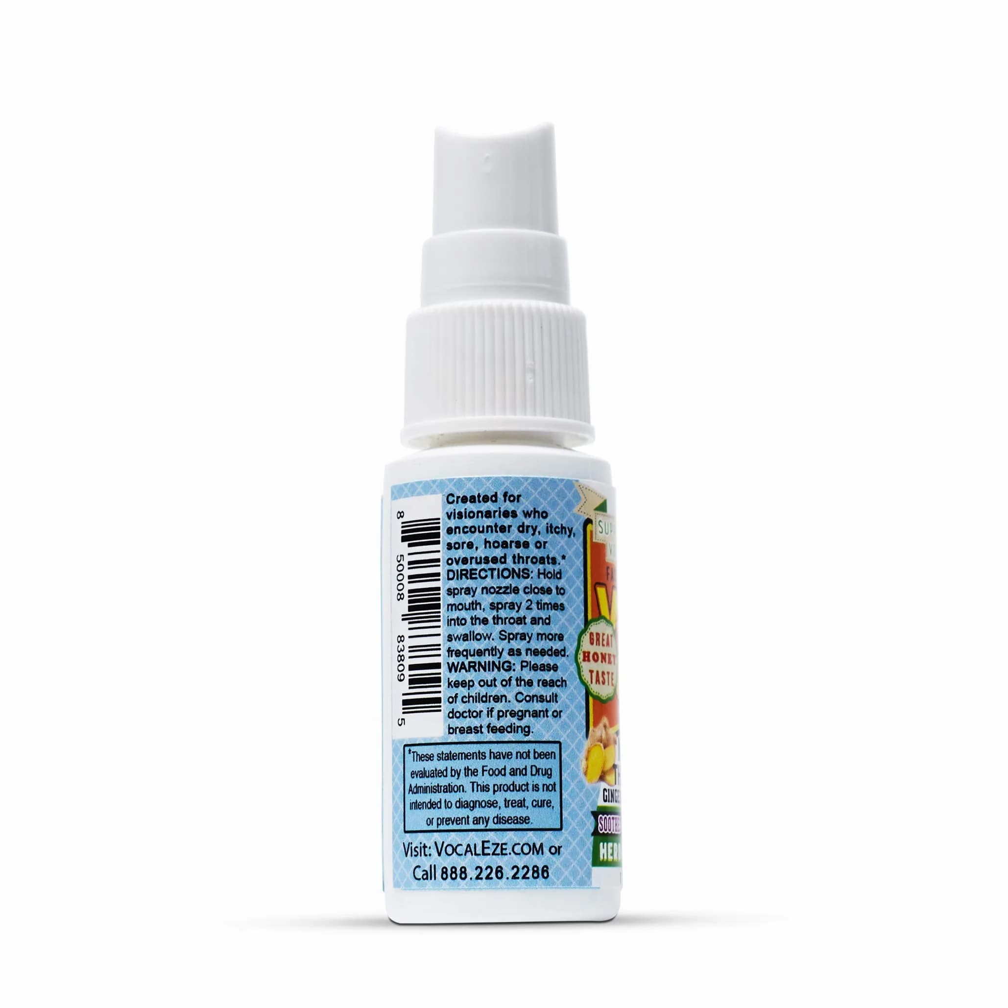 Vocal Eze Natural Medication Throat Spray 30ml (1 Fl Oz) | Artist-Endorsed Herbal Immune Support - view 3