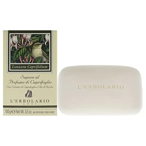 L'Erbolario Perfumed Bar Soap Honeysuckle 99g (3.5 oz) | Gentle Cleansing for Hands & Body thumbnail 1
