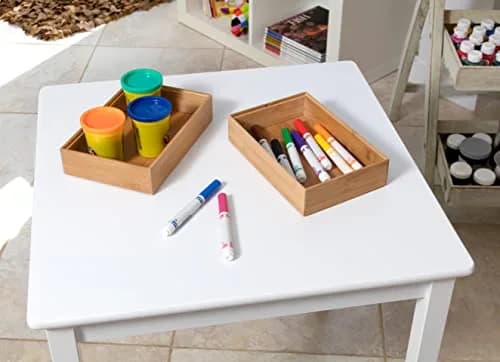 Lipper International Bamboo Wood Stacking Drawer Organizer Box 6" x 9" x 2" | Natural Renewable Resource thumbnail 5
