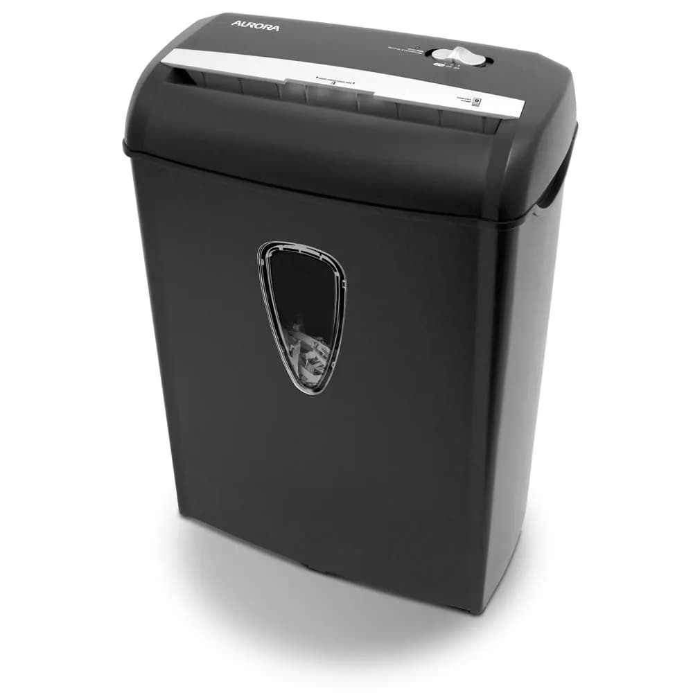 Aurora AS890C 8-Sheet Cross-Cut Paper Shredder with Basket | USA Import for India - main product image
