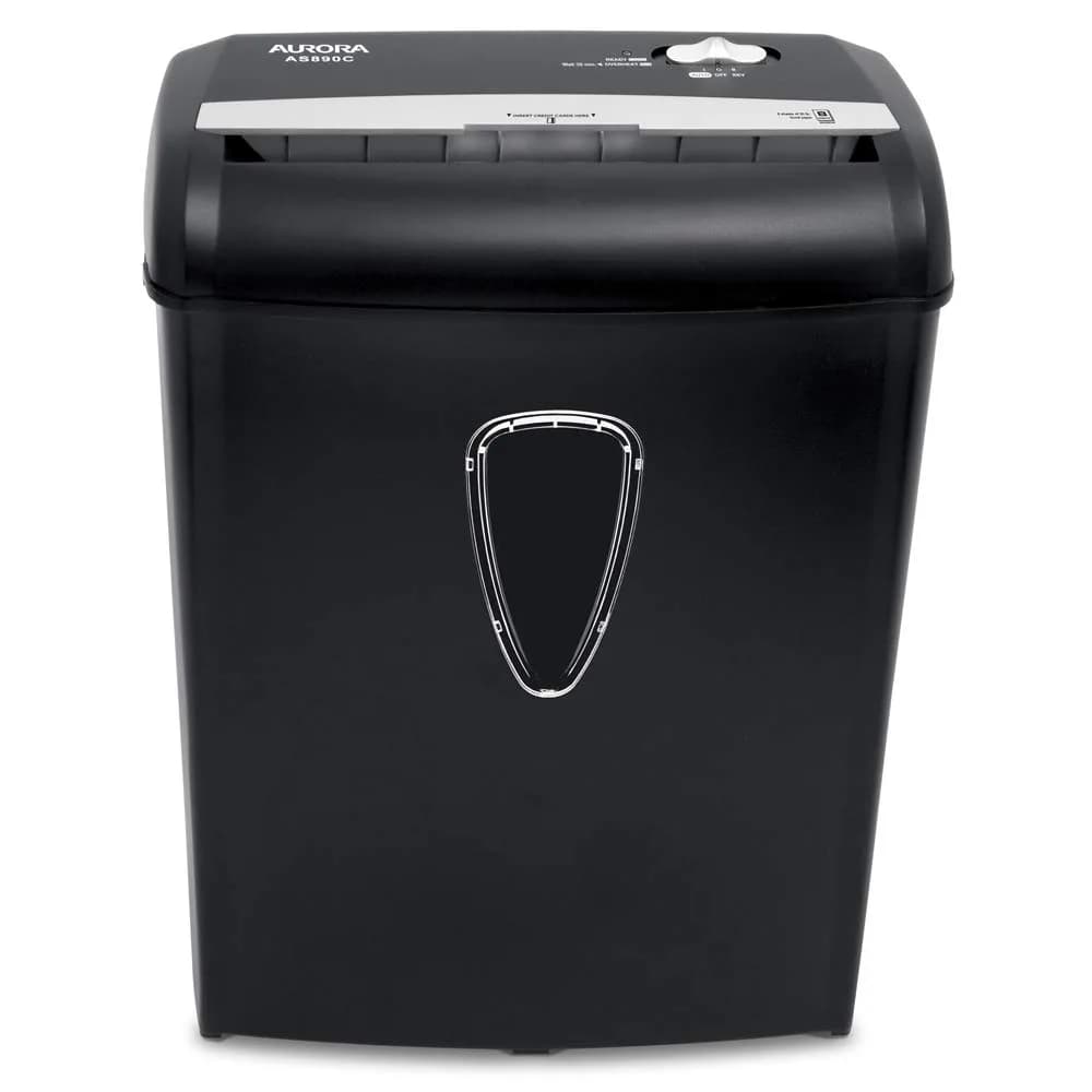 Aurora AS890C 8-Sheet Cross-Cut Paper Shredder with Basket | USA Import for India - view 2