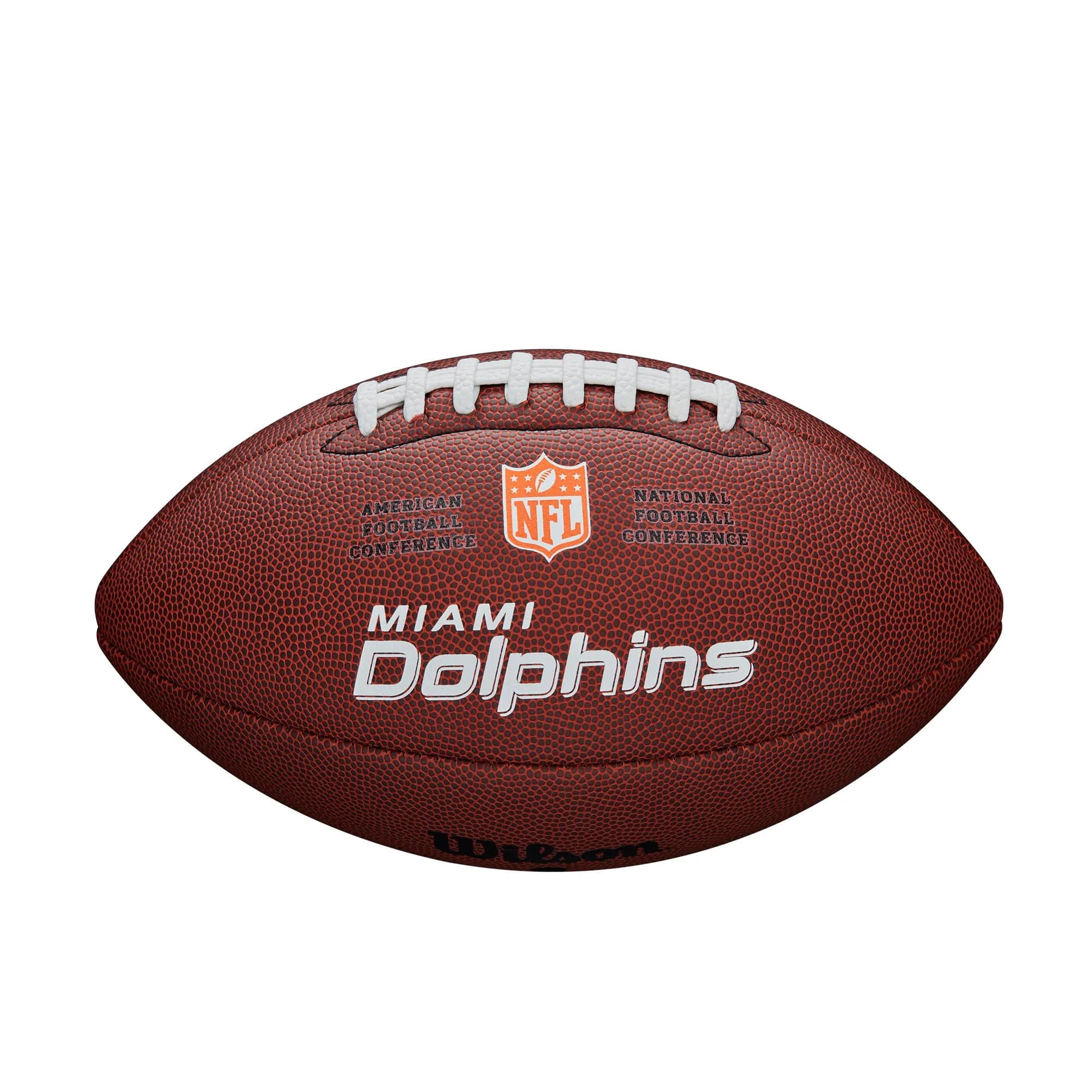 Wilson NFL Miami Dolphins Official Size Composite Football | 1 lb (0.45 kg) - view 2