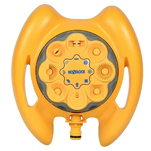 Hozelock Rotating Sprinkler 79m² (190.5mm W x 277mm L) | 8 Spray Patterns for Small Gardens thumbnail 2