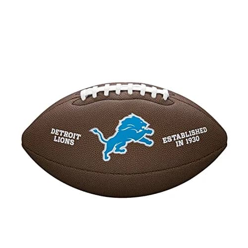 Wilson NFL Backyard Legend Football, Official Size, Composite Leather | Detroit Lions Team Logo — Backyard Legend Composite