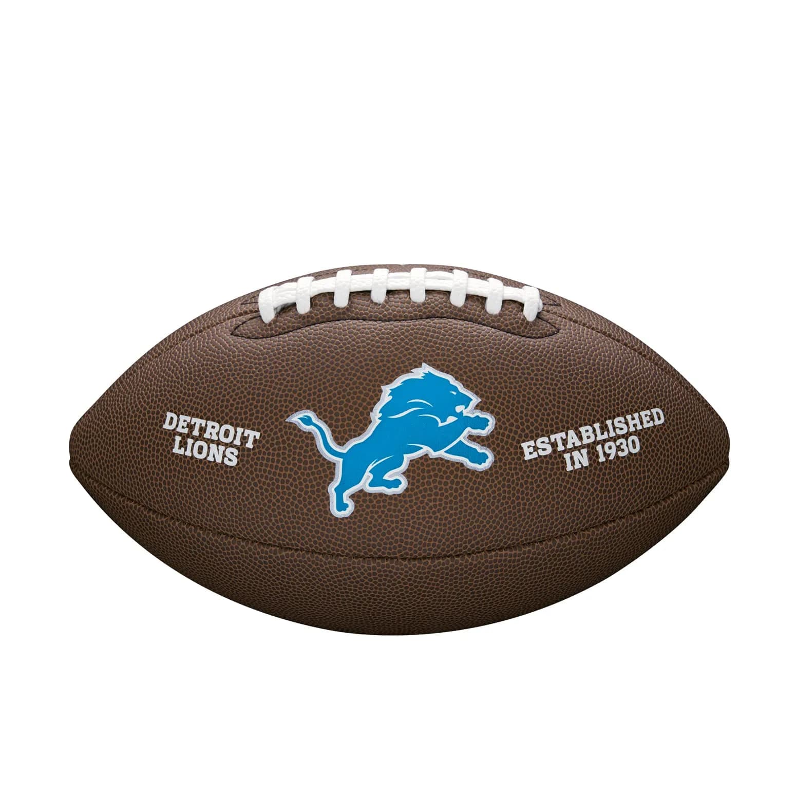 Wilson NFL Backyard Legend Football, Official Size, Composite Leather | Detroit Lions Team Logo - main product image