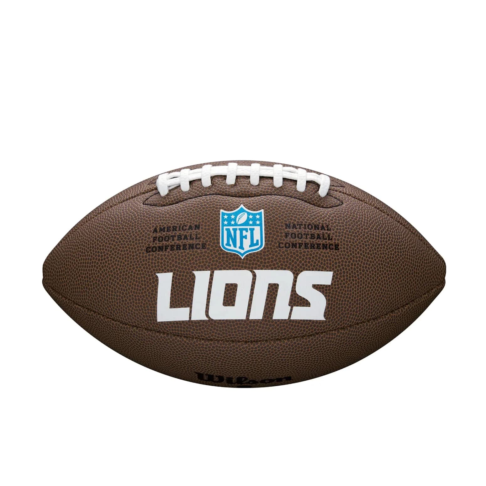Wilson NFL Backyard Legend Football, Official Size, Composite Leather | Detroit Lions Team Logo - view 2