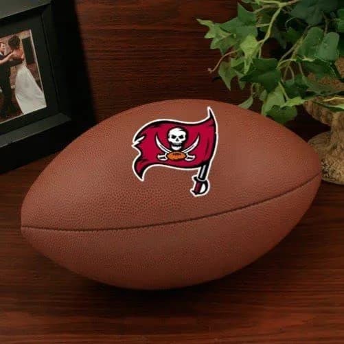 Wilson NFL Tampa Bay Buccaneers Official Composite Leather Football | 0.4 kg (0.88 lb) thumbnail 3