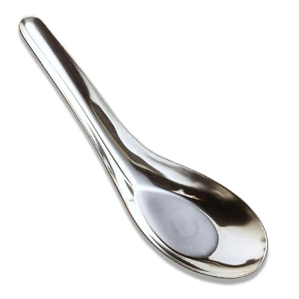 Sea Gull Lighting Stainless Chinese Soup Spoons 12 pc 12.7 cm (5 inches) | Dishwasher Safe Flatware - view 3