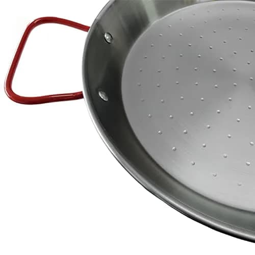 Garcima La Ideal Polished Steel Paella Pan 70cm | Authentic Spanish Cookware for Indian Kitchens thumbnail 2