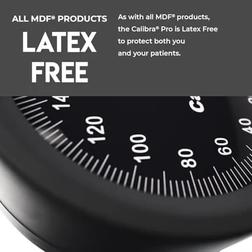 MDF Instruments Calibra Pro Aneroid Sphygmomanometer - Extra Large Gauge, Onyx Arm Band, 0.96 lb (0.44 kg) | Professional Manual BP Monitor thumbnail 4