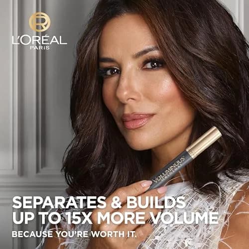 L'Oreal Paris Voluminous Original Mascara Black Brown 8ml (0.28 fl. oz.) | Clump-Free Volume thumbnail 3