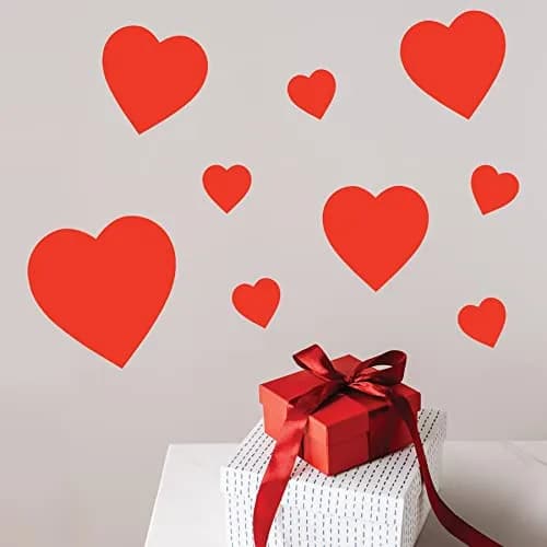 Beistle Printed Heart Cutouts 9-Pack | Valentine's Day & Wedding Decor thumbnail 4