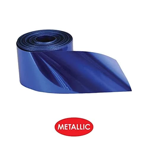 Beistle Gleam 'N Streamer Metallized Streamer, 2-Inch by 200-Feet, blue | Vibrant metallic decoration for parties thumbnail 3