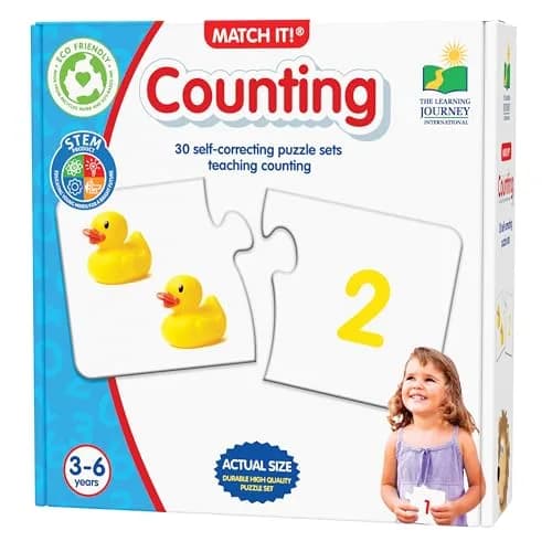 The Learning Journey Match It! Counting 30 Piece Puzzle | Preschool Learning Toys thumbnail 1