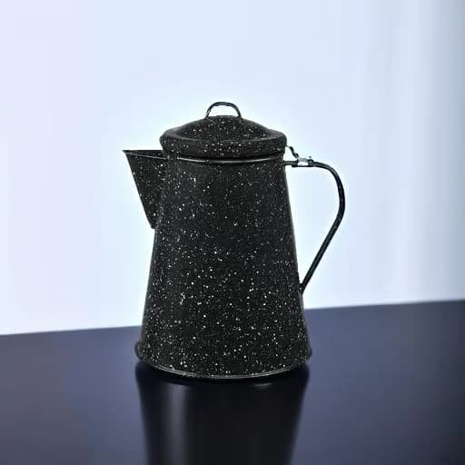 Granite Ware Coffee Boiler 3 Qt Speckled Black | Fast Boiling & Easy Cleaning thumbnail 5