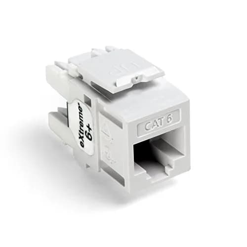 Leviton Extreme 6+ QuickPort Connector CAT 6 200 MHz 10 meters (32.8 ft) | TIA/EIA Certified thumbnail 1