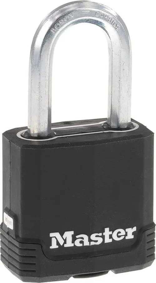 Master Lock Magnum Outdoor Padlock M115XDLF with 2 Keys | 48mm Laminated Steel Body, 38mm Boron-Carbide Shackle, Weather-Resistant thumbnail 1