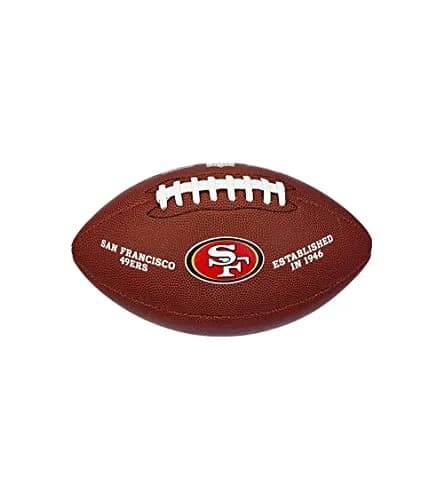 Wilson NFL Backyard Legend Football Official San Francisco 49ers Composite Leather | 386g (13.6 oz) thumbnail 1