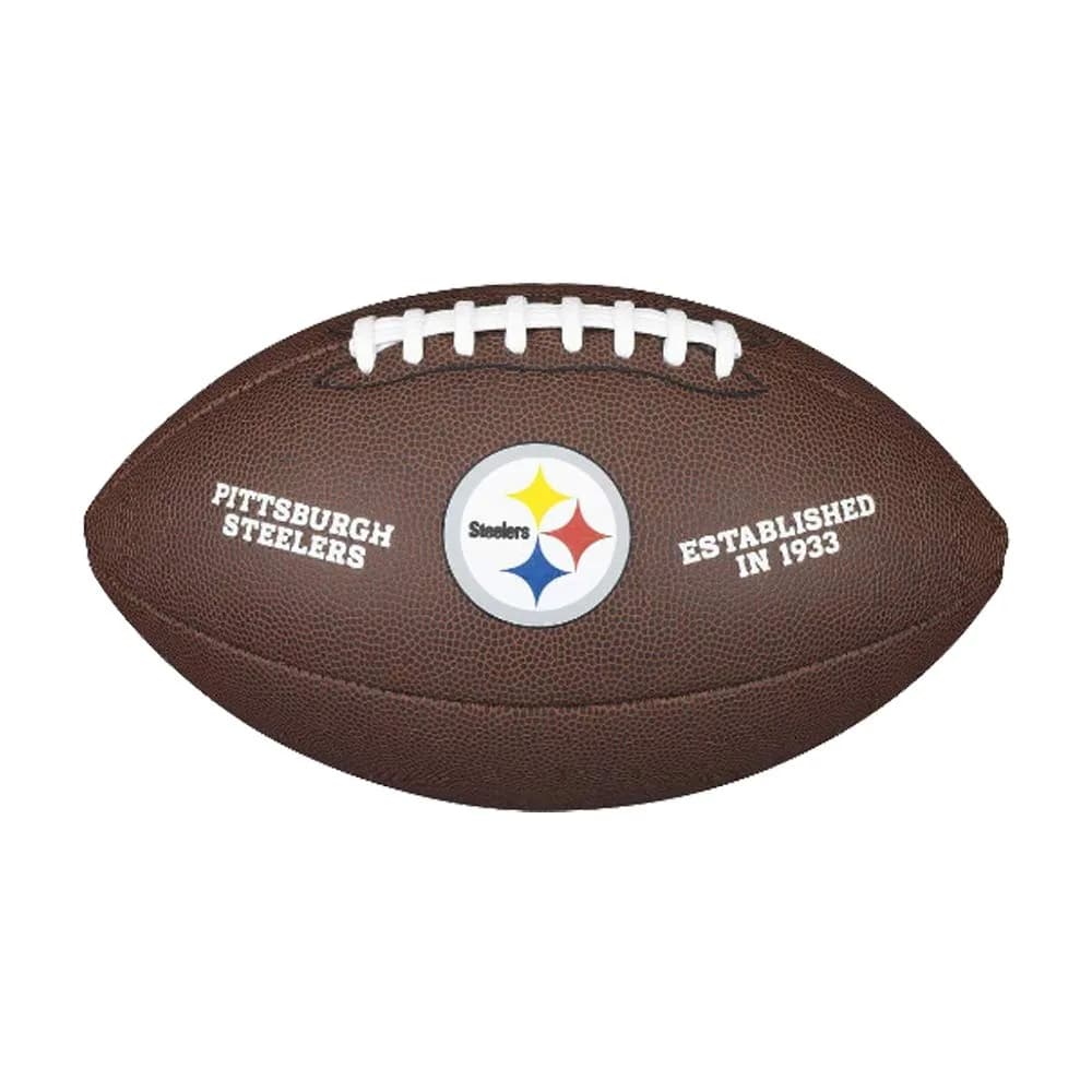 WILSON NFL Pittsburgh Steelers Official Team Logo Composite Football | 1 lb (0.45 kg) - main product image